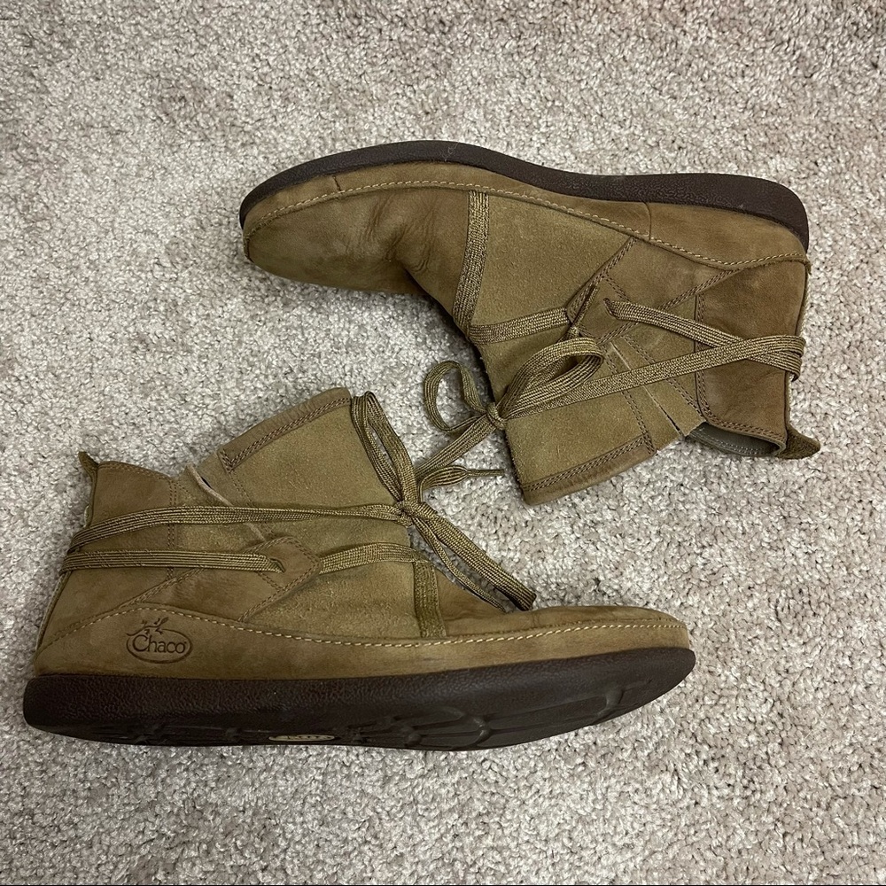 Chaco Tan Ankle Boots